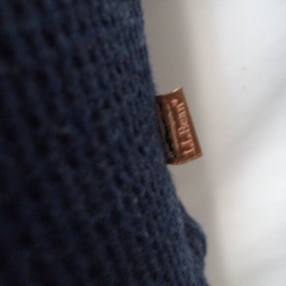 L.L. Bean Katahdin Waffle knit Fleece lined Henley Shirt Top Men Small Sm S - Picture 8 of 16